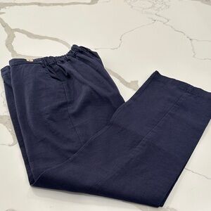 Classic Navy Women's Straight Leg Pants